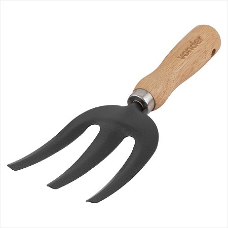 Garfo 3 pontas para jardim cabo em madeira GJV 0002 - Vonder