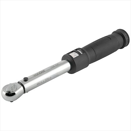 Torquímetro de estalo encaixe de 1/4" 4 N.m 20 N.m - Vonder