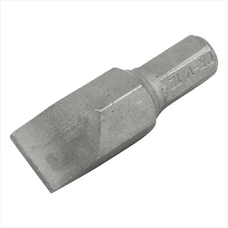 Kit de bits/ponteiras fenda 5/16" 12 mm x 38 mm cartela com 5 peças - Vonder