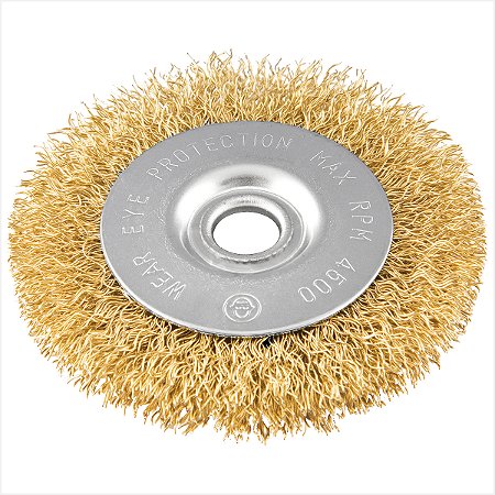 Escova circular 4" x 1/2" x 1/2" (101,6 x 12,7 x 12,7 mm) - Vonder