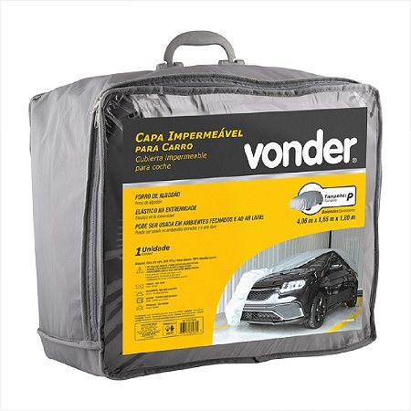 Capa impermeável para carro tamanho P - Vonder