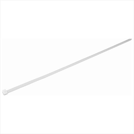 Abraçadeira de nylon branca 640 mm x 12,0 mm com 100 peças Vonder