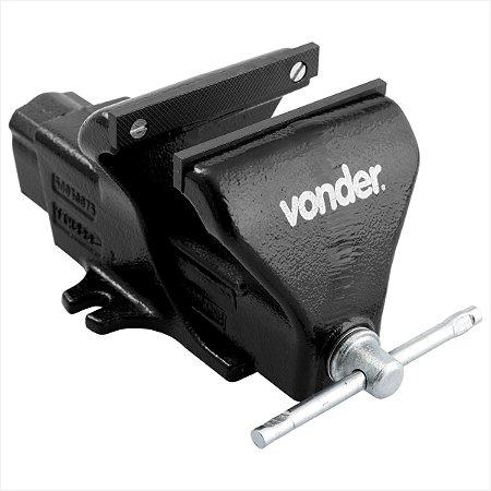 Torno de bancada fixo n° 5 em ferro fundido nodular - Vonder