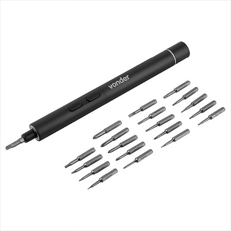 Parafusadeira de precisão a bateria 3,7 V tipo caneta - Vonder