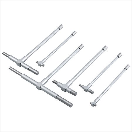 Calibrador telescópico 8 mm a 150 mm com 6 peças - Vonder