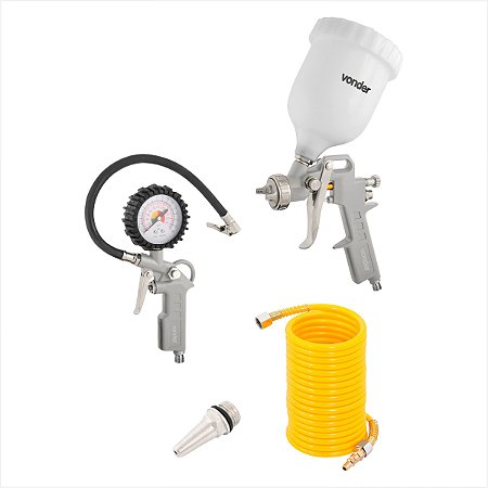 Kit de acessórios para compressor com 4 peças ACV 4 - Vonder
