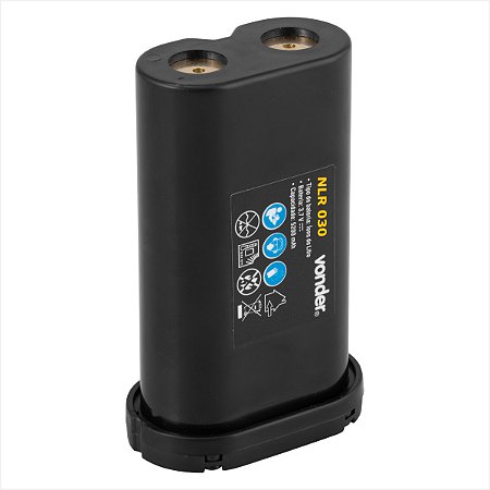 Bateria 3,7 V íons de lítio para nível a laser NLR 030 - Vonder