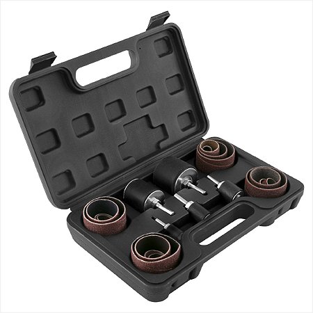 Kit de lixas tubulares para furadeira/parafusadeira com 25 peças - Vonder