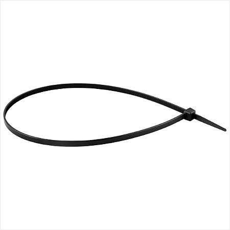 Abraçadeira de nylon preta 280 mm x 4,8 mm com 1.000 peças - Vonder