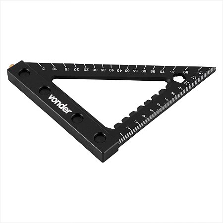 Esquadro triangular para carpintaria 120 milímetros - Vonder