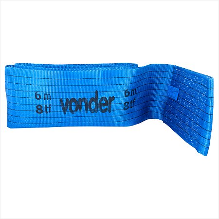 Cinta plana sem fim (tipo anel) elevação de cargas 7:1 6,0 m 8 tf - Vonder