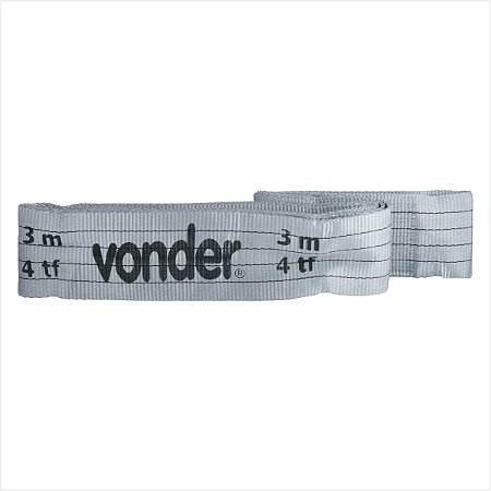 Cinta plana sem fim (tipo anel) elevação de cargas 7:1 3,0 m 4 tf - Vonder