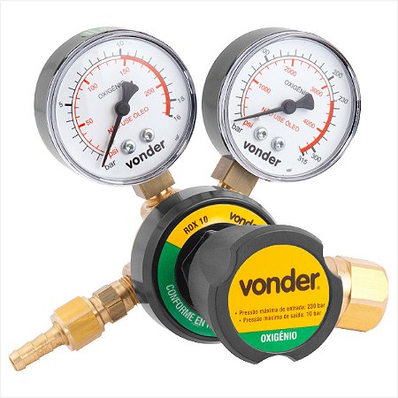 Regulador de pressão para oxigênio ROX 10 - Vonder