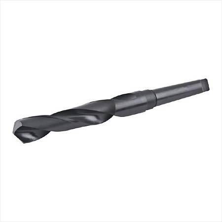 Broca de aço rápido 35,00 mm DIN 345 CM4 HSS preta - Vonder