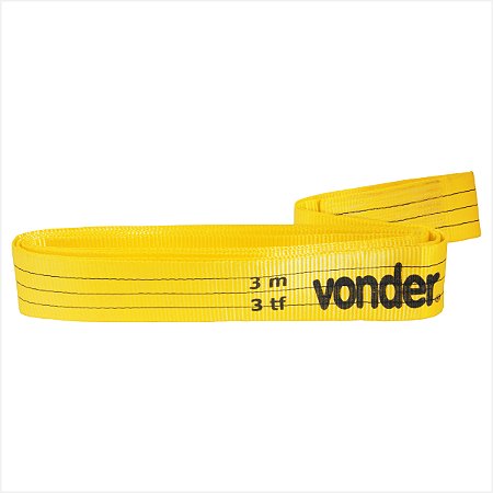 Cinta plana sem fim (tipo anel) elevação de cargas 7:1 3,0 m 3 tf - Vonder