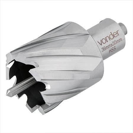 Broca anular encaixe Weldon 36 mm x 30 mm - Vonder
