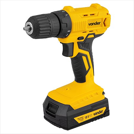 Parafusadeira furadeira a bateria 18 V com bateria e carregador IPFV 1852 Vonder