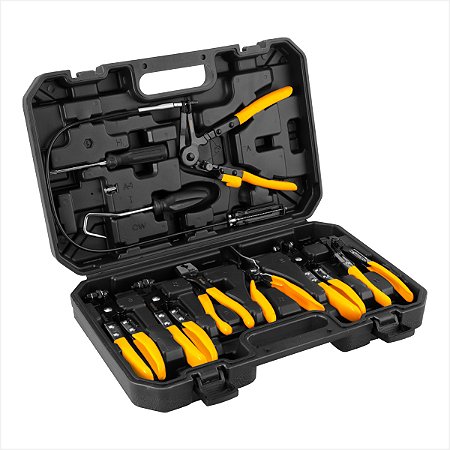 Alicates para abraçadeiras com 9 peças - Vonder