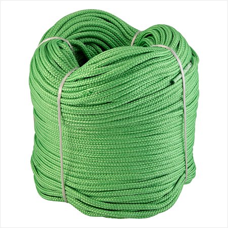 Corda caminhoneiro trançada 8 mm x 228 m verde - Vonder