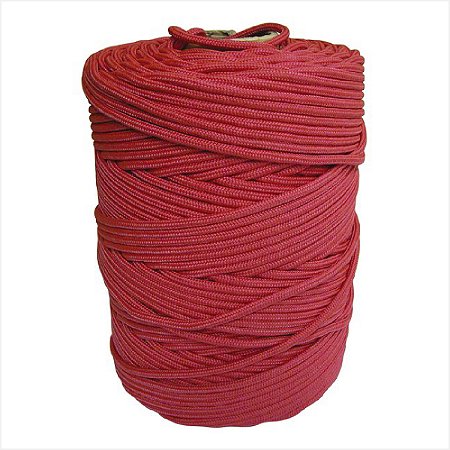Corda multifilamento trançada 5,0 mm x 356 m vermelha - Vonder