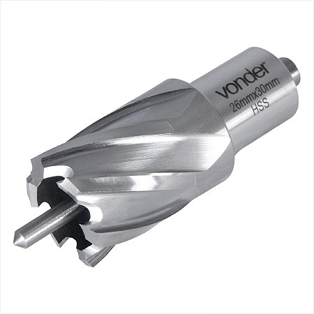 Broca anular encaixe Weldon 26 mm x 30 mm - Vonder