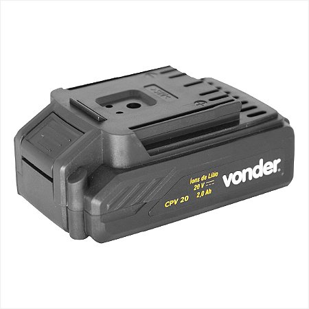 Bateria 20,0 V íons de lítio 2.0 Ah para lavadora LBV 200 e compressor CPV 20 Vonder