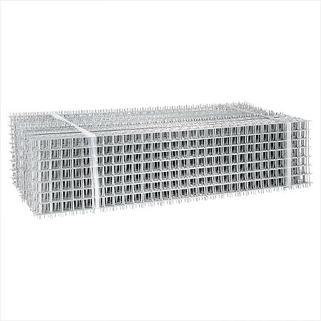 Tela amarração para alvenaria 10,5 cm x 50 cm caixa com 100 telas - Vonder