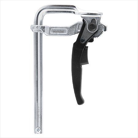 Grampo tipo sargento aperto rápido 6.1/4" - 160 mm - Vonder