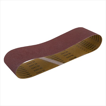 Cinta de lixa 100 mm x 915 mm G 60 embalagem com 5 peças - Vonder