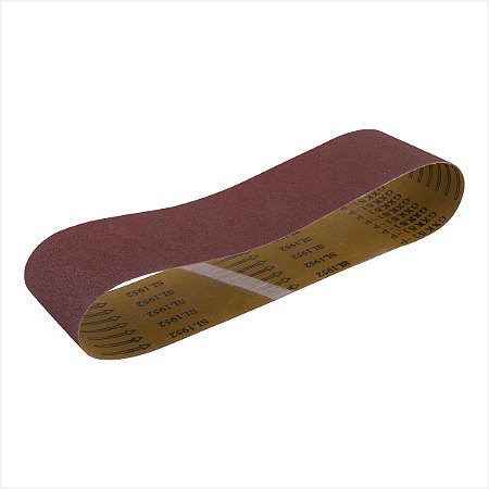 Cinta de lixa 100 mm x 915 mm G 120 embalagem com 5 peças - Vonder