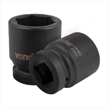 Soquete sextavado de impacto encaixe de 1" x 41,0 mm - Vonder