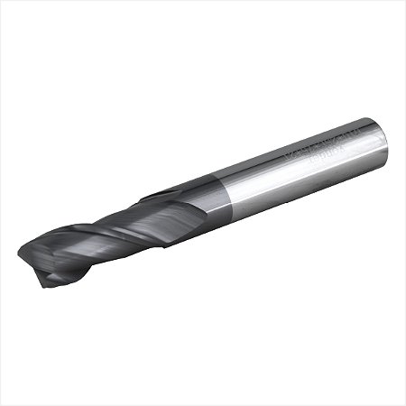 Fresa topo 10,0 mm em metal duro 2 cortes - Vonder