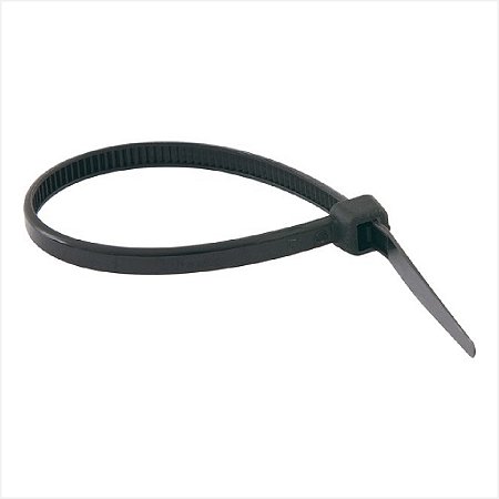 Abraçadeira de nylon preta 200 mm x 3,6 mm com 1.000 peças - Vonder