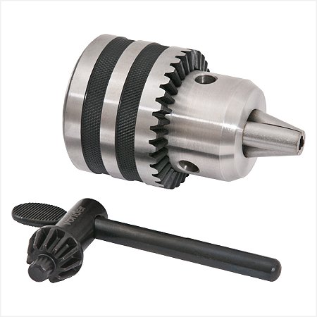 Mandril com chave 5,0 mm - 20,0 mm cone B22 - Vonder