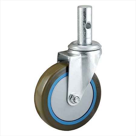 Rodízio giratório 125 mm para carrinho para carga 2 em 1 - Vonder