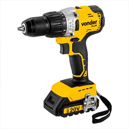 Parafusadeira/furadeira impacto a bateria 20V bivolt automática PFV 212IB Vonder Plus