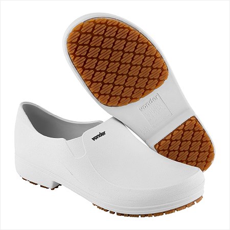 Sapato ocupacional classic com salto branco n° 35 - Vonder