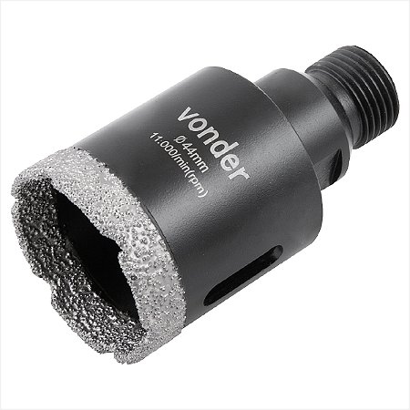 Serra copo diamantada 44 mm para esmerilhadeira - Vonder
