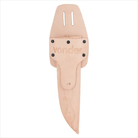 Bainha de couro fixa para facão 10" - Vonder