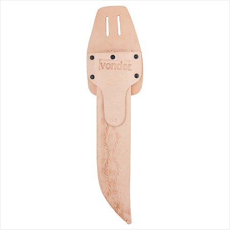 Bainha de couro fixa para facão 14" - Vonder
