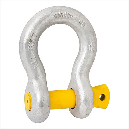 Manilha curva 7/8" 6,50 T - Vonder Plus