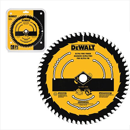Lâmina serra circular 7.1/4" 184 mm 60 dentes metal - DeWalt