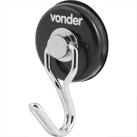 Gancho magnético 38 mm cromado - Vonder