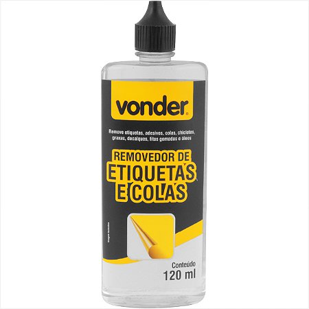 Removedor de etiquetas e colas 120 ml - Vonder