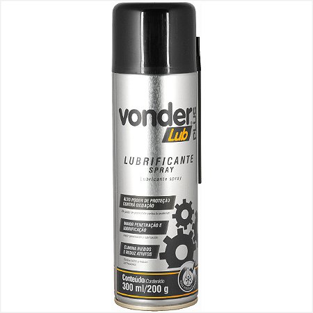 Lubrificante em spray 300 ml/200 g - Vonder Plus