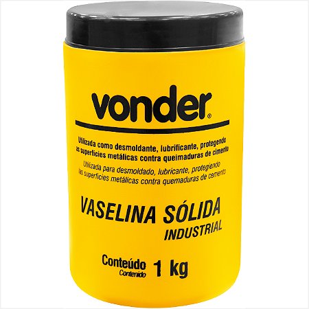 Vaselina sólida industrial 1 kg - Vonder