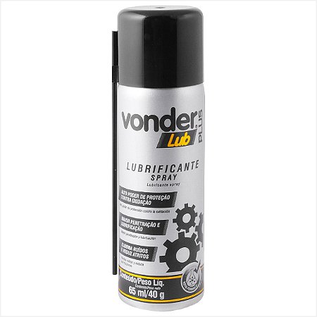 Lubrificante em spray 65 ml/40 g - Vonder Plus