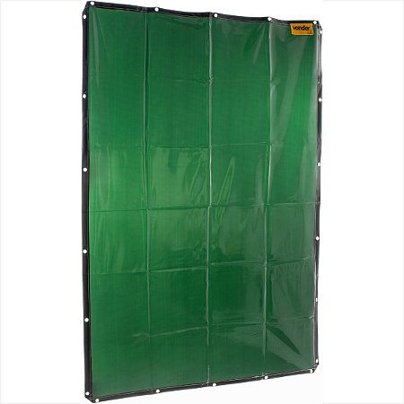 Cortina de proteção para solda verde 1,22 m x 1,78 m - Vonder