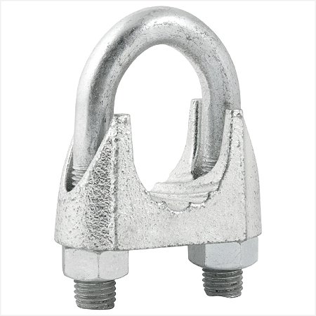 Clips para cabo de aço 1.1/4" - 31,80 mm 1 peça - Vonder