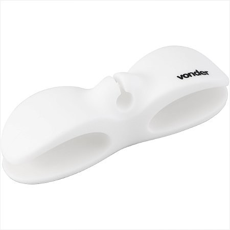 Organizador de cabos branco - Vonder